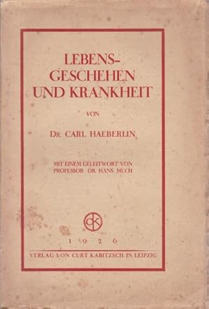 Seller image for Lebensgeschehen und Krankheit." for sale by Antiquariat Kastanienhof