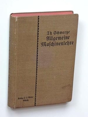 Image du vendeur pour Allgemeine Maschinenlehre. Beschreibung der gebruchlichsten Kraft- und Arbeitsmaschinen der verschiedenen Industriezweige. mis en vente par Versandantiquariat Hsl