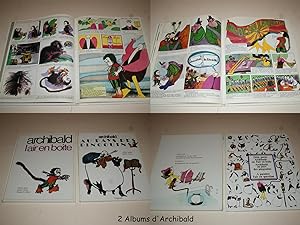 1. Archibald, l'Air en Boite. 2. Archibald au Pays des Pingouins. Deux Albums de Bande Dessinée.