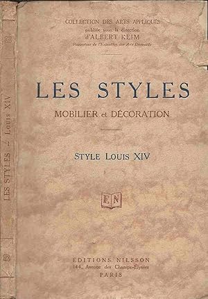 Seller image for Les styles - Mobilier et dcoration - Style Louis XIV for sale by LiBooks