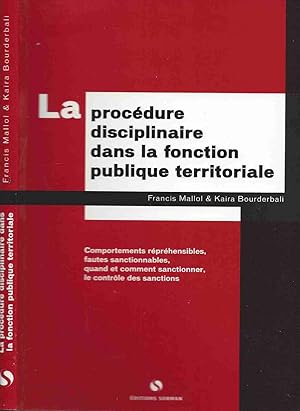 Seller image for La procdure disciplinaire dans la fonction publique territoriale for sale by LiBooks