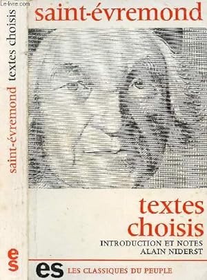 Bild des Verkufers fr TEXTES CHOISIS zum Verkauf von Le-Livre