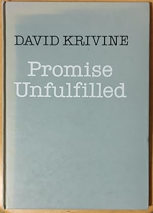 Seller image for Promise Unfulfilled for sale by Shore Books