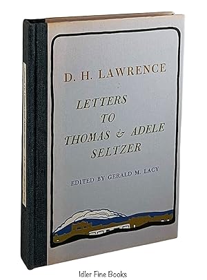 Seller image for Letters to Thomas & Adele Seltzer for sale by Idler Fine Books