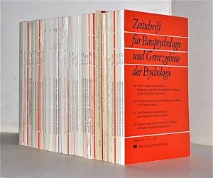 Seller image for Zeitschrift fr Parapsychologie und Grenzgebiete der Psychologie. 20. Jahrgang (1978) - 32. Jahrgang (1990) in 31 Heften. for sale by Antiquariat Stefan Wulf