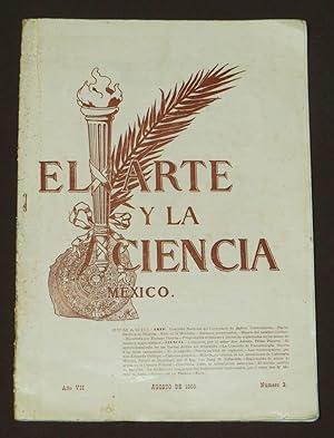El Arte Y La Ciencia. Revista Mensual De Bellas Artes E Ingeniería. Año VII. Número. 2. Agosto de...