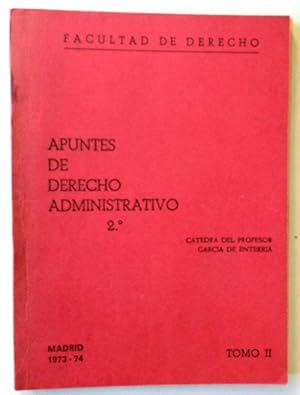 Imagen del vendedor de Apuntes De Derecho Administrativo 2 Tomo II a la venta por Librera Salvalibros Express