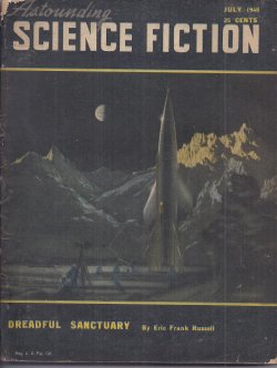 Imagen del vendedor de ASTOUNDING Science Fiction: July 1948 ("Dreadful Sanctuary") a la venta por Books from the Crypt