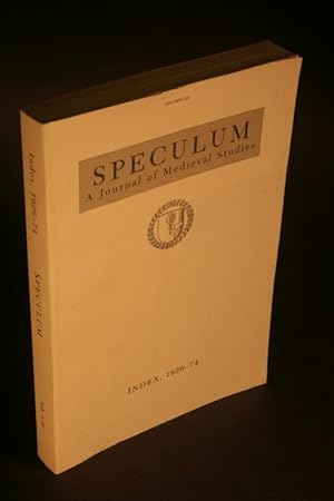 Bild des Verkufers fr Speculum. A Journal of Medieval Studies. INDEX, 1926-74. zum Verkauf von Steven Wolfe Books