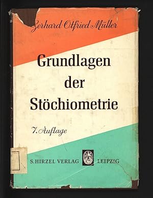 Imagen del vendedor de Grundlagen der Stochiometrie. a la venta por Antiquariat Bookfarm