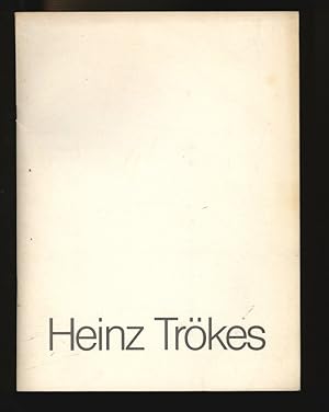 Seller image for Heinz Trkes. Bilder, Aquarelle, Zeichnungen 1948 - 1981. 5. Februar - 6. Mrz 1982, Galerie Heimeshoff, Essen. Text Siegfried Salzmann. for sale by Antiquariat Bookfarm