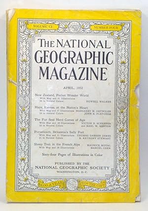 Imagen del vendedor de The National Geographic Magazine, Volume 101, Number 4 (April 1952) a la venta por Cat's Cradle Books