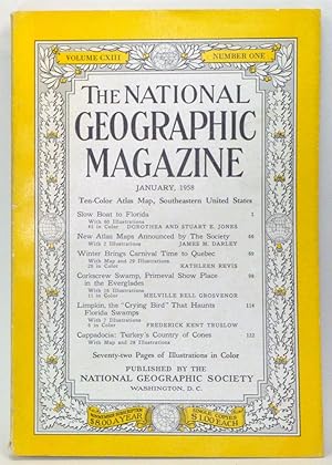 Immagine del venditore per The National Geographic Magazine, Volume 113, Number 1 (January 1958) venduto da Cat's Cradle Books