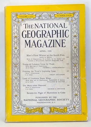 Imagen del vendedor de The National Geographic Magazine, Volume 113 Number 4 (April 1958) a la venta por Cat's Cradle Books