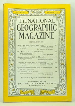 Imagen del vendedor de The National Geographic Magazine, Volume 110, Number 5 (November 1956) a la venta por Cat's Cradle Books