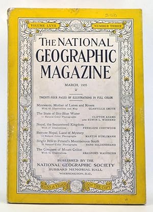 Imagen del vendedor de The National Geographic Magazine, Volume 67, Number 3 (March 1935) a la venta por Cat's Cradle Books