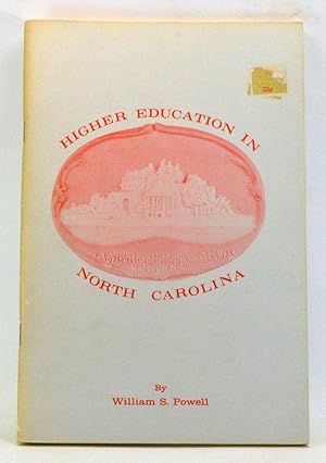 Image du vendeur pour Higher Education in North Carolina mis en vente par Cat's Cradle Books