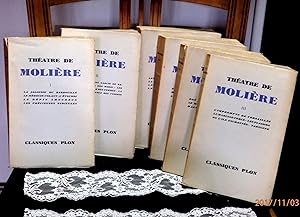 THEATRE DE MOLIERE - 6 VOLUMES - TOMES I+II+III+IV+V+VI