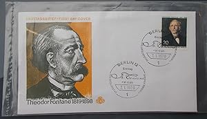 Ersttagsbrief/First Day Cover "Theodor Fontane 1819-1898" - Ersttag 7.1.1970