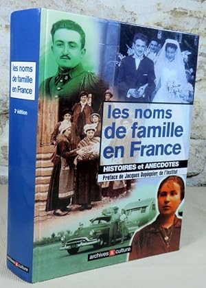 Image du vendeur pour Les noms de famille en France. Histoires et anecdotes. mis en vente par Latulu