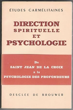 Image du vendeur pour tudes carmlitaines. Direction spirituelle et psychologie. mis en vente par Rometti Vincent