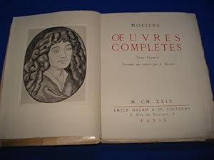 Image du vendeur pour Oeuvres completes. Tome I sl mis en vente par Emmanuelle Morin