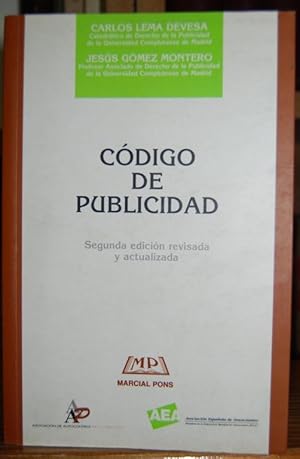 Imagen del vendedor de CODIGO DE PUBLICIDAD a la venta por Fbula Libros (Librera Jimnez-Bravo)