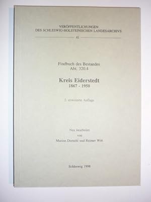 Findbuch des Bestandes Abt. 320.4. Kreis Eiderstedt 1867-1950.