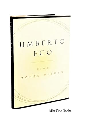 Imagen del vendedor de Five Moral Pieces a la venta por Idler Fine Books