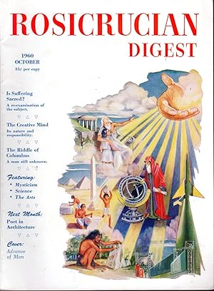 Seller image for Rosicrucian Digest Volume XXXVIII, No. 10 October, 1960. for sale by Dorley House Books, Inc.