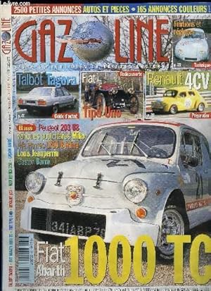 Image du vendeur pour GAZOLINE VOLUME 7 N 67 - Hors Srie : Fiat Abarth 1000 TC Berlina Corsa, Fiat 12-15 HP Tipo Uno, Gazoline restaure une Dauphine Gordini : connexions lectriques et mise en route, Alfa Berlina (2), Peugeot 203 U8, Renault 4CV Affaires mis en vente par Le-Livre