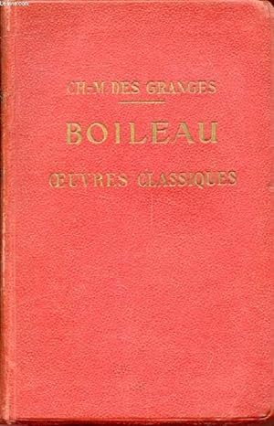Image du vendeur pour BOILEAU, OEUVRES CLASSIQUES mis en vente par Le-Livre