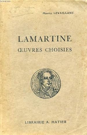 Imagen del vendedor de LAMARTINE, OEUVRES CHOISIES a la venta por Le-Livre