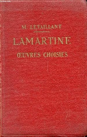 Imagen del vendedor de LAMARTINE, OEUVRES CHOISIES a la venta por Le-Livre