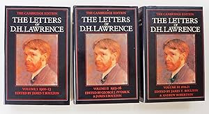 The Letters of D. H. Lawrence: Volume I, II, III (The Cambridge Edition) [Three (3) Volumes]