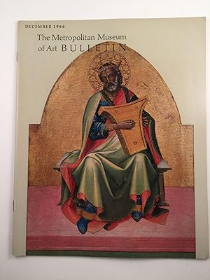 Bild des Verkufers fr Metropolitan Museum of Art Bulletin, December, 1966 zum Verkauf von WellRead Books A.B.A.A.