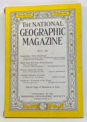 Imagen del vendedor de The National Geographic Magazine, Volume 96, Number 1 (July, 1949) a la venta por Cat's Cradle Books