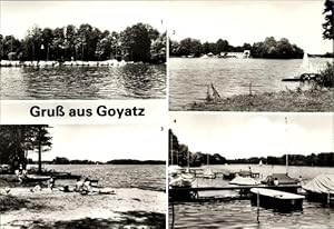 Ansichtskarte / Postkarte Goyatz Schwielochsee in Brandenburg, Seglerhafen, GST Bezirksausbildung...