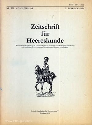 Seller image for Zeitschrift fr Heereskunde for sale by Berliner Zinnfiguren