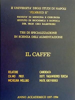 Università degli Studi d Napoli Federico II° Facoltà di Medicina e Chirurgia, Istituto di Biochim...