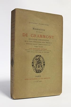 Bild des Verkufers fr Mmoires du comte de Grammont. Histoire amoureuse de la cour d'Angleterre sous Charles II zum Verkauf von Librairie Le Feu Follet