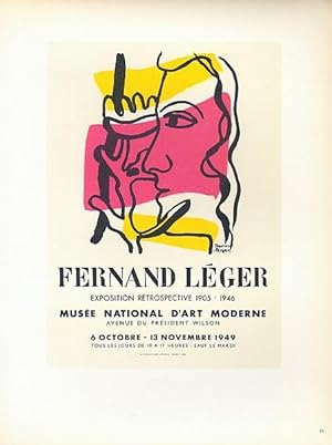 Fernand Léger : Exposition Retrospective 1905-1946. Musée National d'Art Moderne 1949.