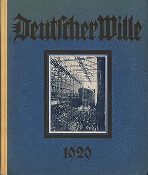 Bild des Verkufers fr Deutscher Wille,1929, zum Verkauf von Antiquariat Kastanienhof