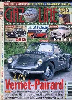 Image du vendeur pour GAZOLINE VOLUME 8 N 85 - 4CV Vernet-Pairard, Unic L2N Boulangre, Yves Brissonneau, Gazoline restaure une Simca P60 : remontage du pont et prparation des lames de ressorts, Citron 2 CV camionnette, Ford Vedette, Rgler le paralllisme, Volkswagen Golf mis en vente par Le-Livre