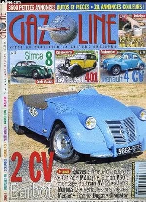 Image du vendeur pour GAZOLINE N 91 - Citron 2 CV Barbot-Viet, Taxi Peugeot 401 DLT, Citron Mhari, Gazoline restaure une Simca P60 : montage du train AV (2), Renault 4 CV, Matra Murena (2), Refabrication d'un volant, Simca 8 (1938-1951), Vhicules publicitaires Menier mis en vente par Le-Livre