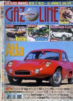 Image du vendeur pour GAZOLINE VOLUME 9 N 96 - Atla, Gladiator, Vendeur chez Brissonneau & Lotz, 2 CV belge, Gazoline restaure une Simca P60 : montage moteur (2), Peugeot 203, Remplacer les croisillons d'arbre de transmission, Matra Rancho (1978-1983), 1er Grand Prix mis en vente par Le-Livre