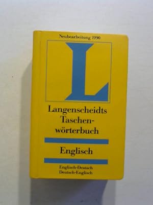 Langenscheidts Taschenwörterbuch Englisch: Englisch-Deutsch / Deutsch-Englisch