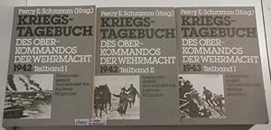 Kriegstagebuch des Oberkommandos der Wehrmacht Band 3 + 4 + 5 + 8 (1942 Teilband I + II / 1943 Te...