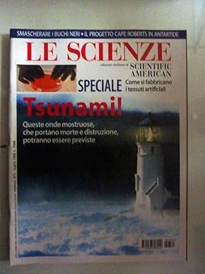 Imagen del vendedor de LE SCIENZE Edizione italiana di SCIENTIFIC AMERICAN numero 371 Luglio 1999 TSUNAMI! a la venta por Historia, Regnum et Nobilia