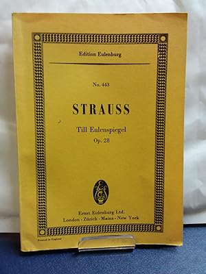 Imagen del vendedor de Strauss - Till Eulenspiegel Op. 28 / No. 443 Edit. Eulenburg. a la venta por Kepler-Buchversand Huong Bach